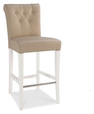 Two Tone Upholstered Bar Stool