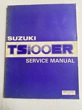 Genuine Suzuki TS100ER 1983 Workshop Service Manual Book 99500-21130-01E