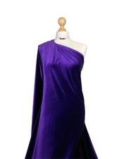 Velvet Velour Fabric Plain 4
