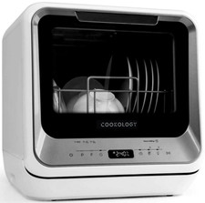 Cookology Table Top Dishwasher 2 Place Settings Touch Control - Silver CMDW2SL