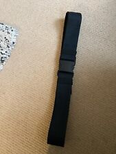 Ex Police Adjustable Waist Size 55mm Black Kit Belt. Used. 428. 