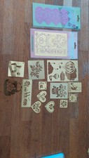 brass stencils- various