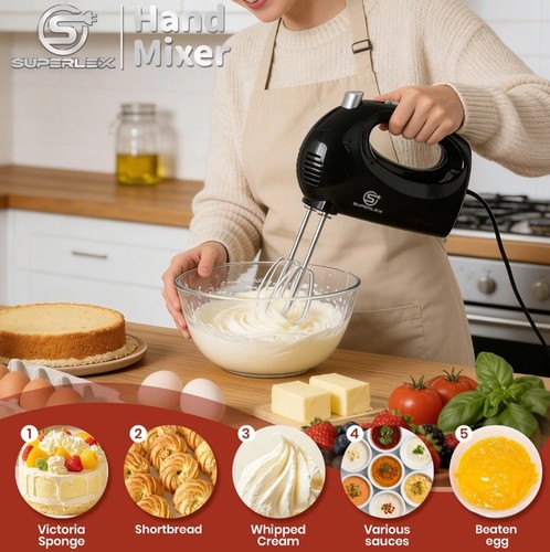 Superlex electric hand mixer - hand,