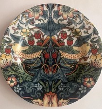 William Morris Spode Strawberry Thief side Plate Morris & Co 8 inch FREE POST 