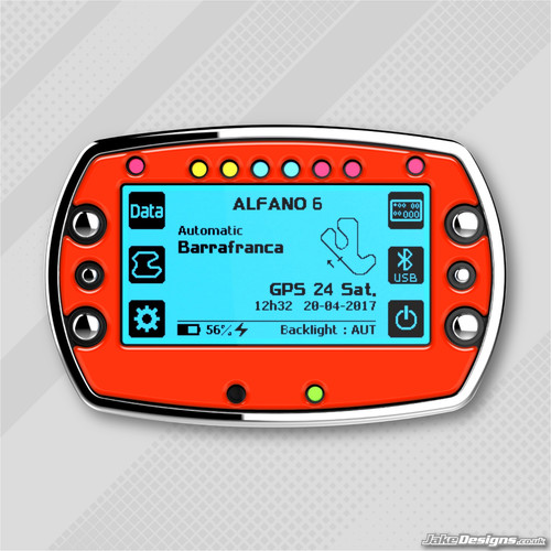Fluorescent red gel sticker - red,