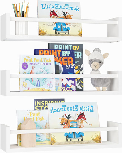 Nursery bookshelves 5 inch - nursery, bookshelves,