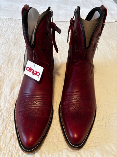 Ladies red dingo 1695 leather - dingo,