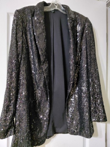Express open front sequin - express,