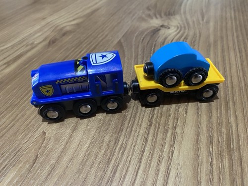 Brio wooden train and - wooden, car