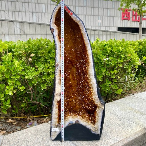 148lb natural citrine geode - 148lb,