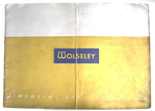 Wolseley super six - wolseley, limousine