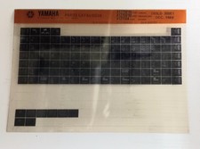 Yamaha XTZ 750/A 3LD/3TD/3VA 1990 Spare Parts List Microfiche (Dec 89)