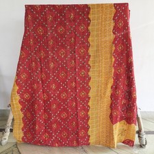 Twin Quilt Bed Runner Kantha
