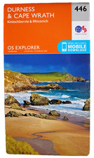 Explorer map 446 durness - map,