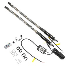 2PCS 3FT LED Whip Lights