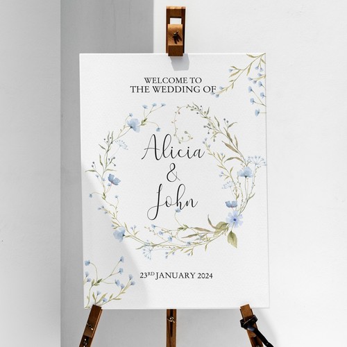 Wedding welcome sign - wedding,