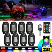 2Set RGB Truck Lights Rock LED