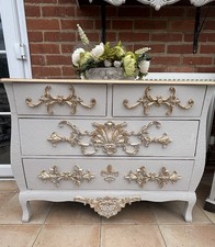 Vintage French Bombe Chest –