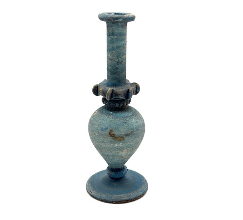 Blue roman glass - roman, bottle
