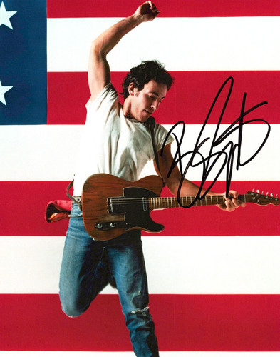 Bruce springsteen signed born - bruce,