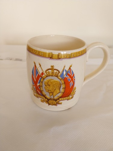 Royal commemorative mug - commemorative, silver