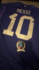 Lionel Messi Hand Signed Shirt