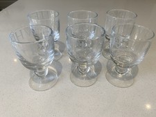 6 x Emma Bridgewater ‘Black Toast’ Small Red /White Wine Glasses