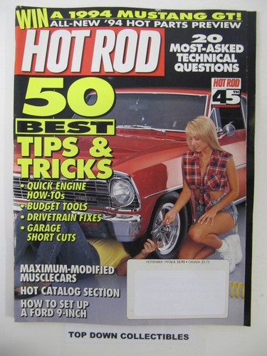 Hot rod magazine november - magazine,