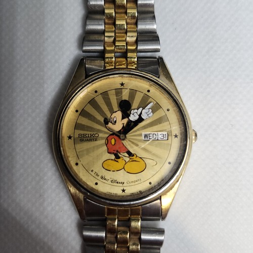 Vintage seiko sunburst - seiko, mickey