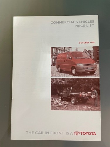 Toyota commercial vehicles - commercial,