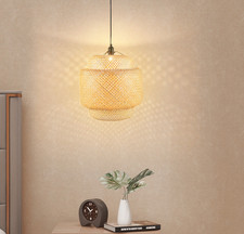 Bamboo Hanging Light Natural