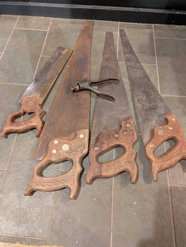 Henry disston vintage handsaws - vintage,