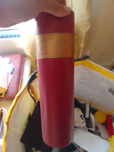 Red padded hanging - red, punch