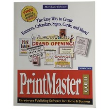 PrintMaster Gold Easy-to-use