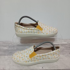 Hotter Shoes Pumps Size 6 Deck Slip On Trainers Floral Canvas