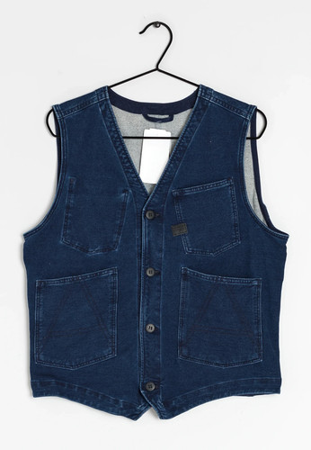 Star crotch sweat gilet - a,