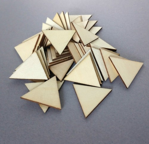 Triangle shape blank tokens - triangle,