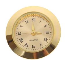27mm Quartz Glass Mirror Clock