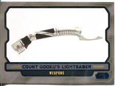 Star Wars Galactic Files 2 Blue Parallel Base Card #608 Count Dooku's Lightsaber