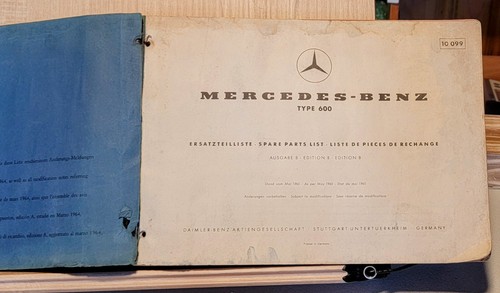 Mercedes benz type 600 - mercedes-benz, spare
