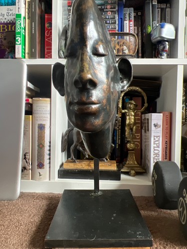 Large bronze male - bronze, elongated
