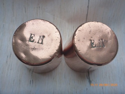 Antique copper jelly moulds - copper,