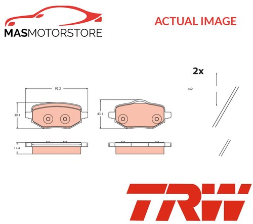 Brake pads set - set, braking