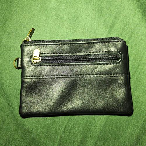Black faux leather - faux,