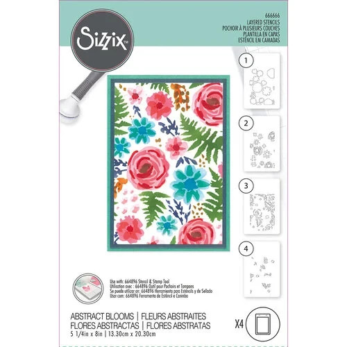 Sizzix layered stencils - ,