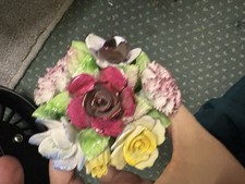 Royal Doulton Flower Posy Vase, Vintage Excellent Condition, Floral Display, Co