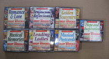 Set of 7 x Readers Digest The Great Musicals CD Boxsets (total 14 CD's)