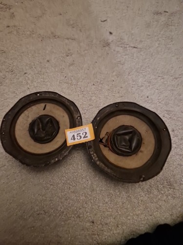 Vintage retro car speakers - vintage,