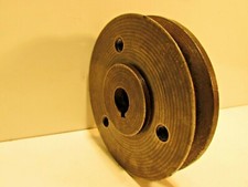 VEE  PULLEY  4.00" (101 MM DIA    A 0.50" SECTION,  SINGLE GROOVE 0.187" KEYWAY