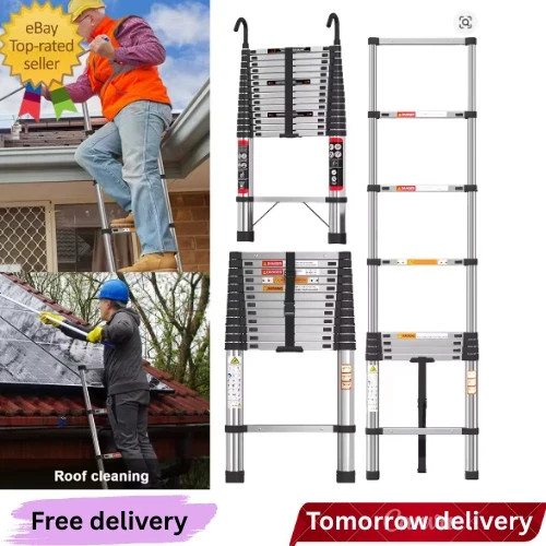 Telescopic ladder stainless - telescopic,